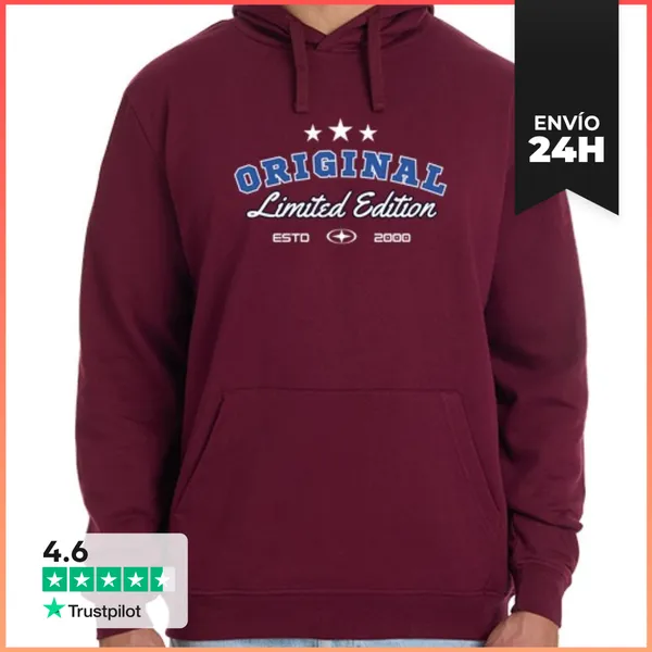 Sudadera Unisex Con Capucha Nacidos En 2000 Edición Limitada