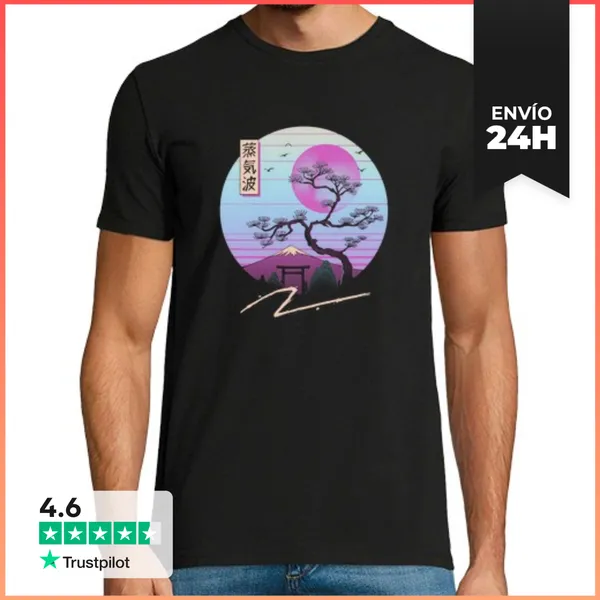 Camiseta Hombre Clásica Camisa Zen Chillwave Para Hombre