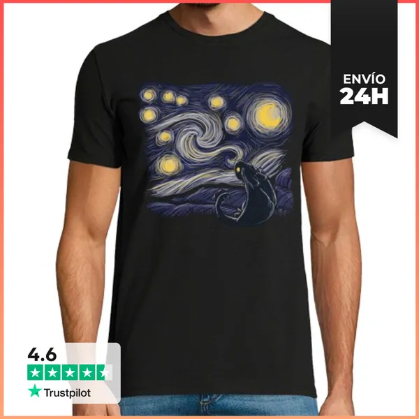 Camiseta Hombre Clásica Furia Estrellada LaTostadora