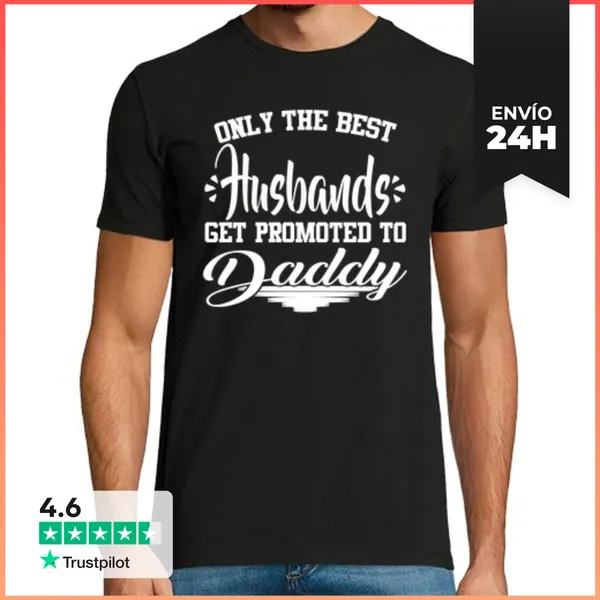 Camiseta Hombre Clásica Sólo El Mejor Marido Da A Obtener Un