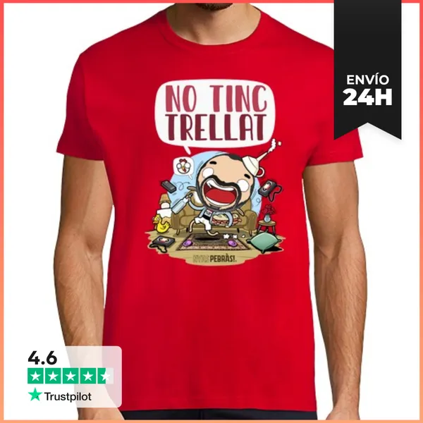Camiseta Hombre Clásica No Tinc Trellat LaTostadora