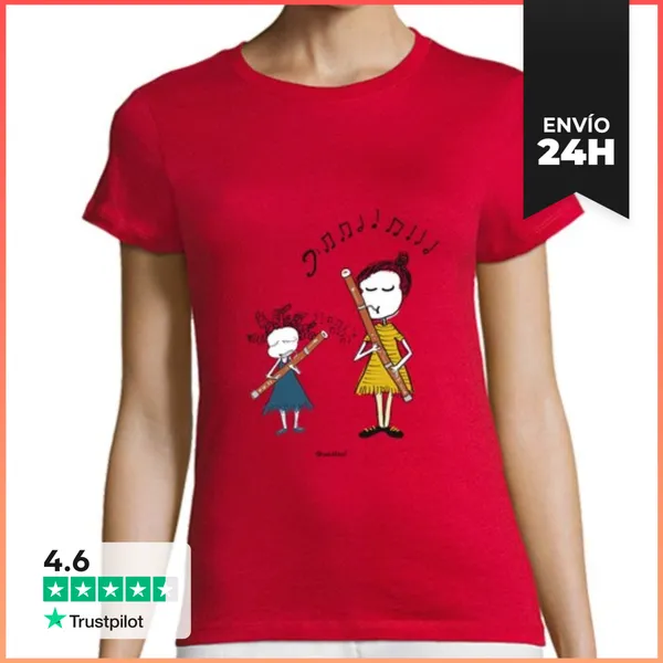 Camiseta Mujer Clásica Fagotistes LaTostadora