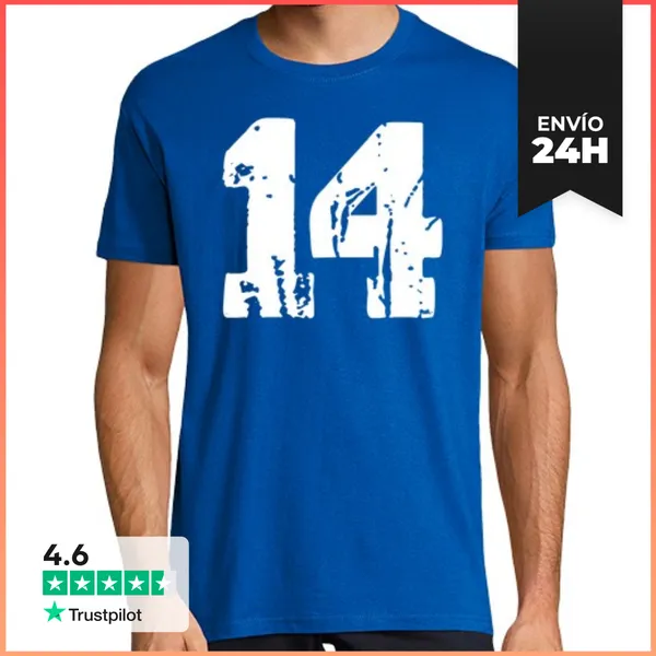 Camiseta Hombre Clásica Retro 14 LaTostadora