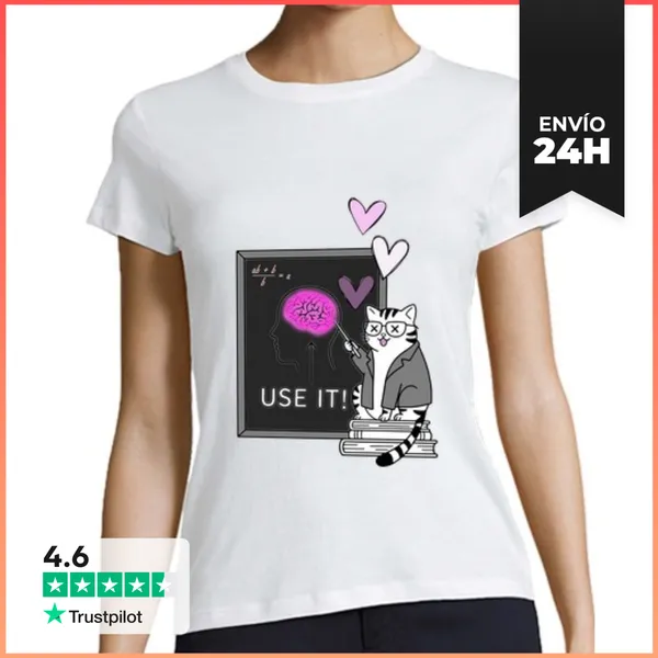 Camiseta Mujer Clásica Error Matemático Simplificación Camiseta