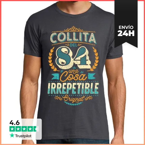 Camiseta Hombre Clásica Collita Del 84. Irrepetible LaTostadora