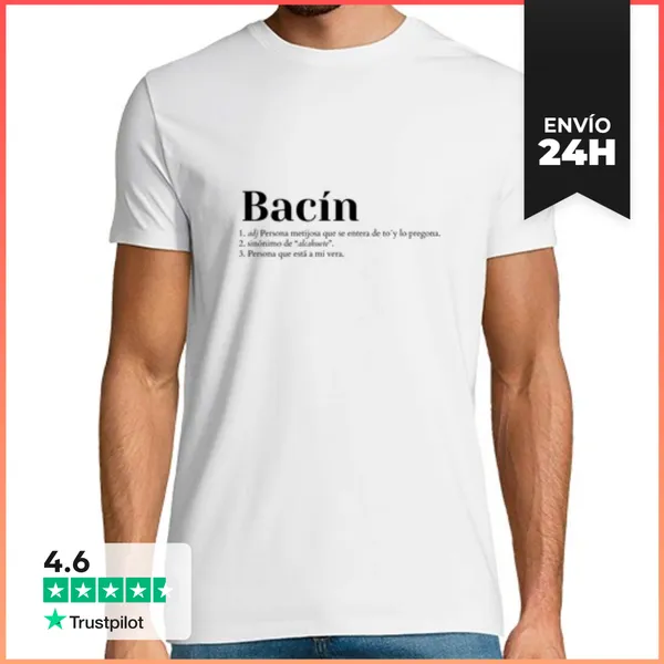 Camiseta Hombre Clásica Bacín 01 LaTostadora