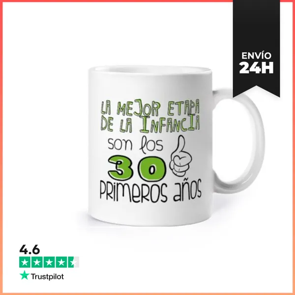 Taza 30 Años LaTostadora
