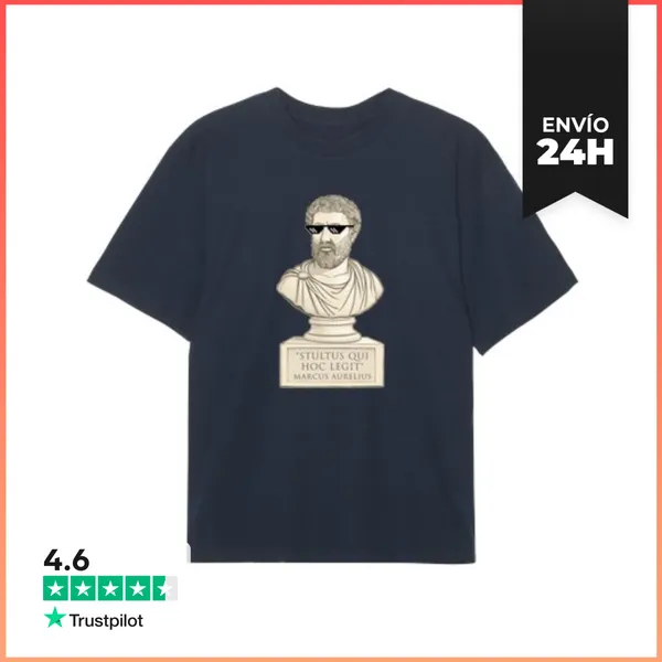 Camiseta Oversize Marco Aurelio El Estoico Cachondo LaTostadora