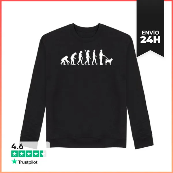 Sudadera Unisex Evolución Shiba Inu LaTostadora