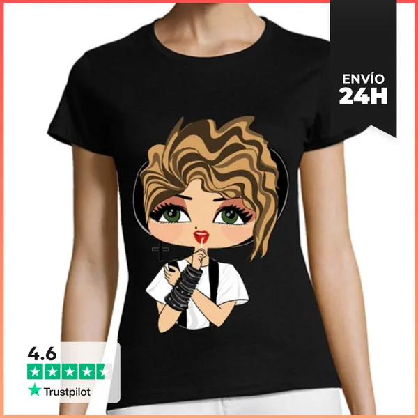 Camiseta Mujer Clásica Madonna LaTostadora