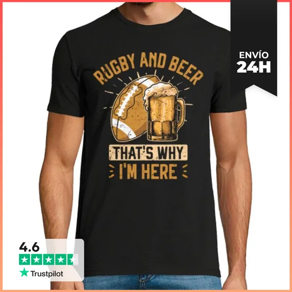 Camiseta Hombre Clásica Regalo De Jugador De Rugby De Rugby Y C