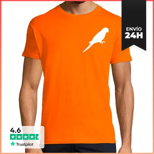 Camiseta Hombre Clásica Escudo De Cotorra (Hombre) LaTostadora