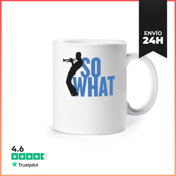 Taza Miles Davis So What Azul LaTostadora