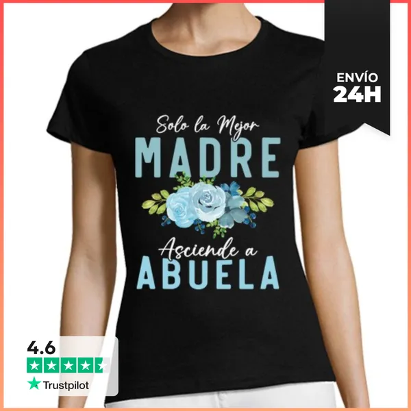 Camiseta Mujer Clásica Asciende A Abuela LaTostadora