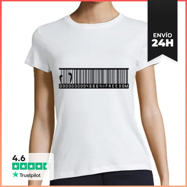 Camiseta Mujer Clásica Mandela Code LaTostadora