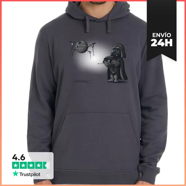 Sudadera Unisex Con Capucha Drone Star LaTostadora