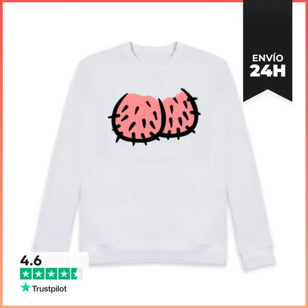 Sudadera Unisex Bolas Peludas Pene LaTostadora
