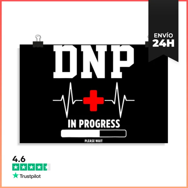Póster Horizontal Dnp Doctor En Práctica De Enfermería En