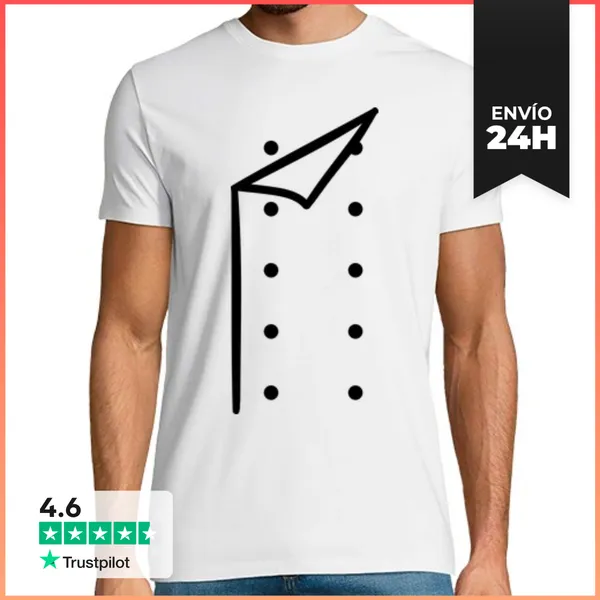 Camiseta Hombre Clásica Uniforme Del Cocinero LaTostadora