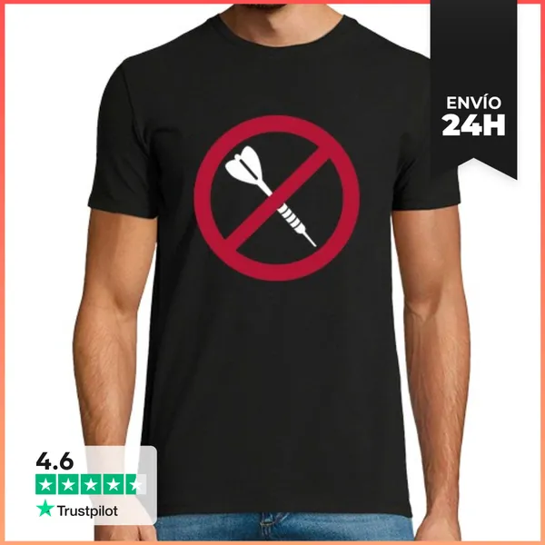 Camiseta Hombre Clásica Sin Dardos LaTostadora
