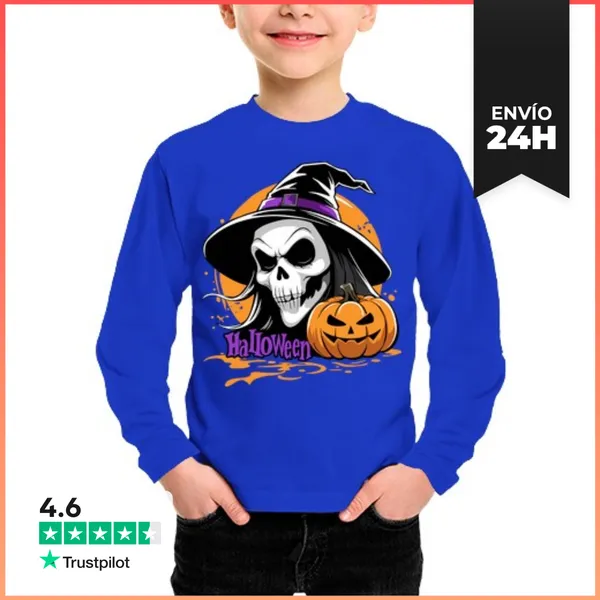 Camiseta Manga Larga Para Niños Diseño 4676574 LaTostadora