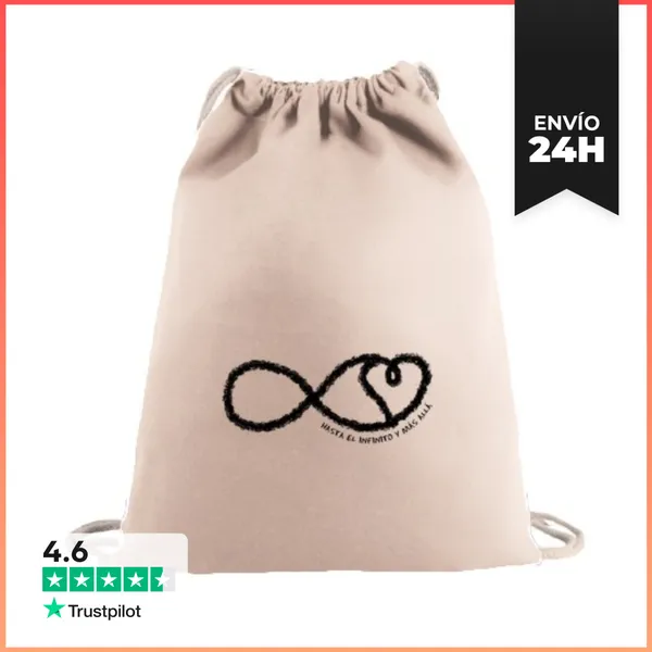 Mochila Saco Con Cuerdas Hasta El Infinito Y Más Allá. FC