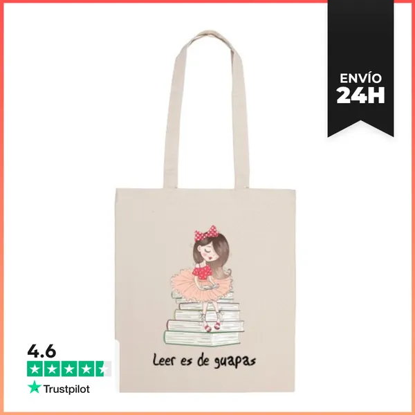 Bolsa De Tela Leer Es De Guapas LaTostadora