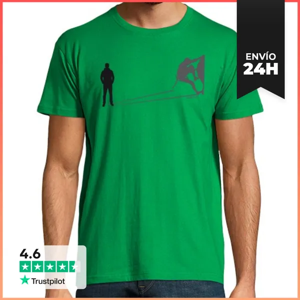 Camiseta Hombre Clásica Shadow Climb LaTostadora