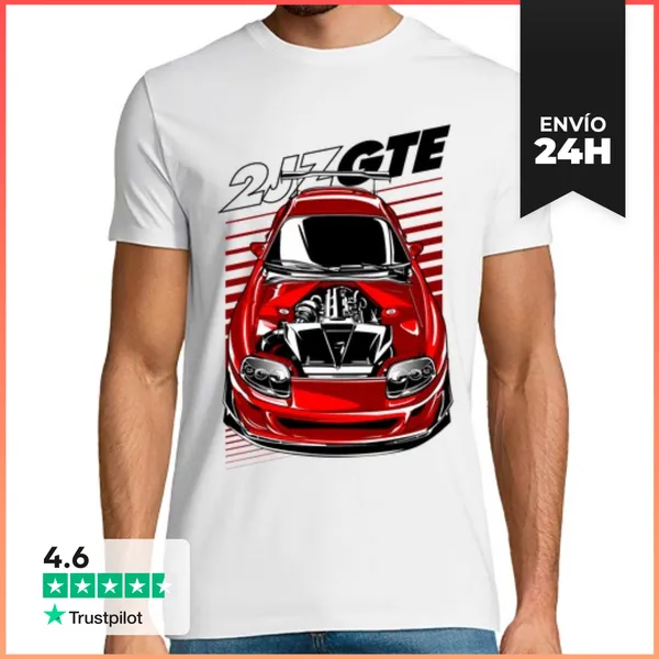 Camiseta Hombre Clásica 2JZ GTE LaTostadora