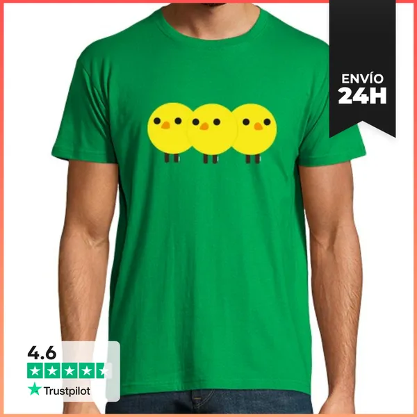 Camiseta Hombre Clásica Bubble Chicken LaTostadora