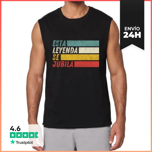 Camiseta Sin Mangas Vintage Esta Leyenda Se Jubila Para Abu