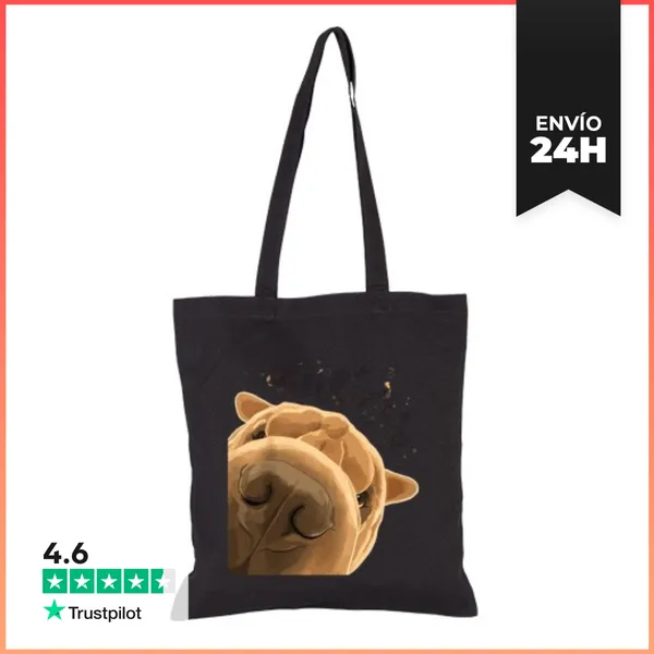 Bolsa De Tela Perro Gracioso Shar Pei LaTostadora