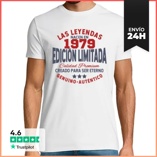 Camiseta Hombre Clásica Edición Limitada 1979 LaTostadora