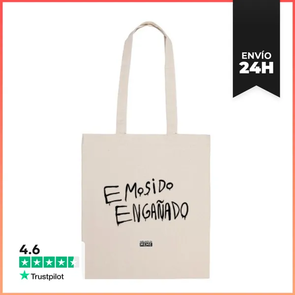 Bolsa De Tela Tote EMOSIDO ENGAÑADO LaTostadora