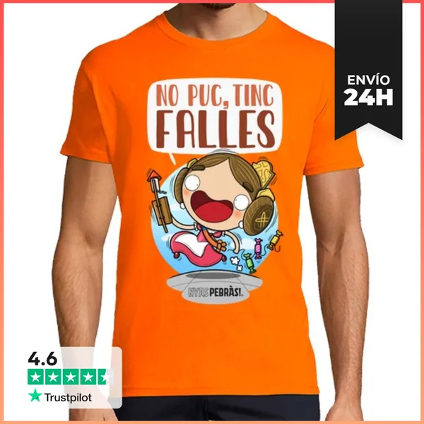 Camiseta Hombre Clásica No Puc, Tinc Falles LaTostadora