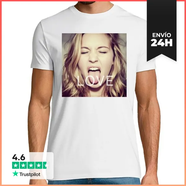 Camiseta Hombre Clásica Amor 2 LaTostadora