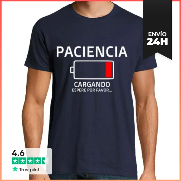 Camiseta Hombre Clásica Paciencia LaTostadora