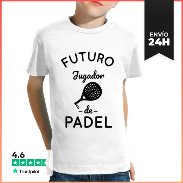 Camiseta Clásica Para Niños Futuro Jugador De Padel LaTostadora