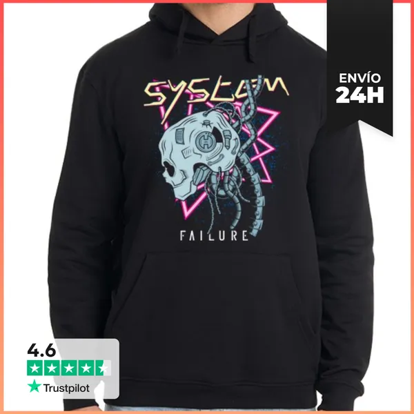 Sudadera Unisex Con Capucha Cyberpunk Ciencia Ficción Tecnología