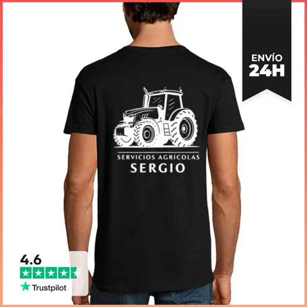 Camiseta Hombre Clásica Tractor LaTostadora
