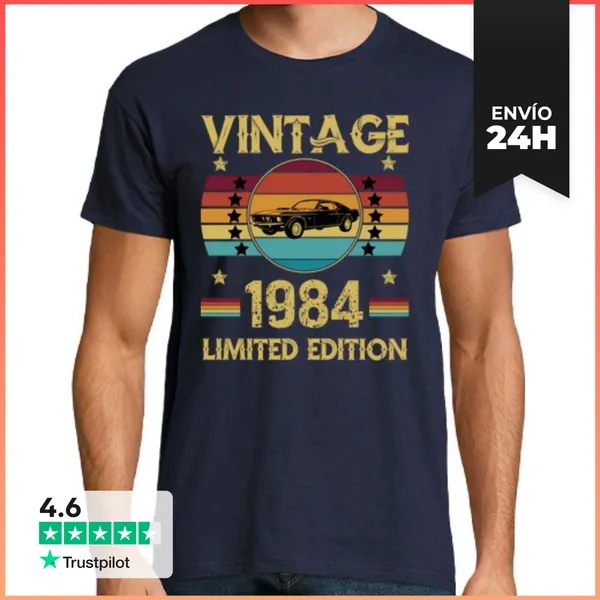 Camiseta Hombre Clásica Coche De Carreras Clasico Edicion Limit