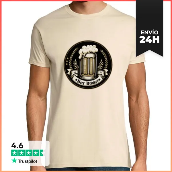 Camiseta Hombre Clásica Cerveceros LaTostadora