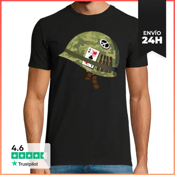 Camiseta Hombre Clásica War Is Not A Game LaTostadora
