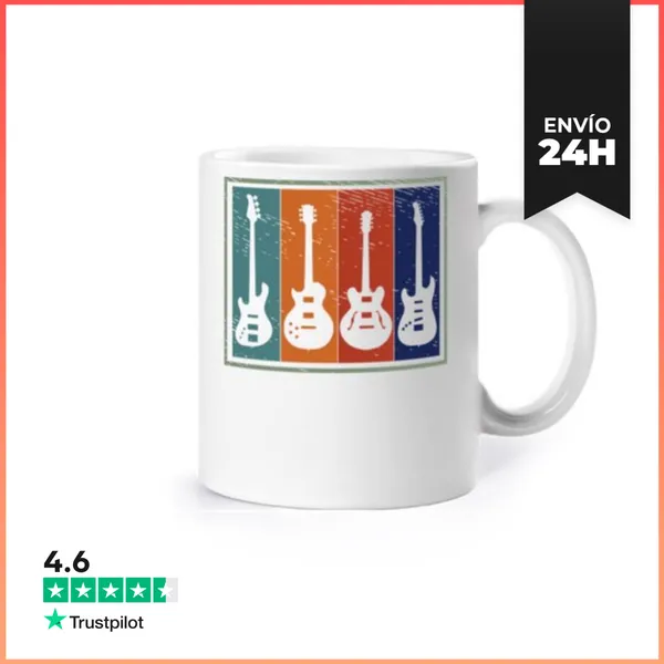 Taza Guitarra Guitarra Eléctrica Blues Jazz LaTostadora