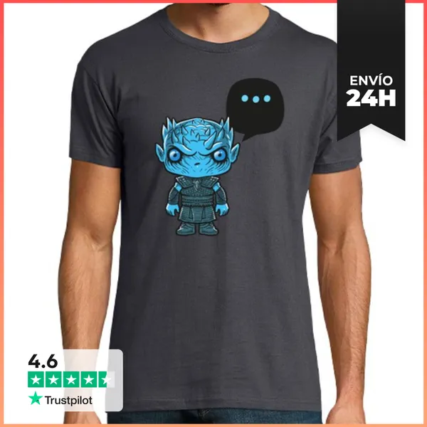 Camiseta Hombre Clásica Rey De La Noche Big Head - Camiseta
