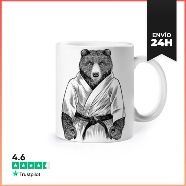 Taza Kung Fu Grizzly LaTostadora