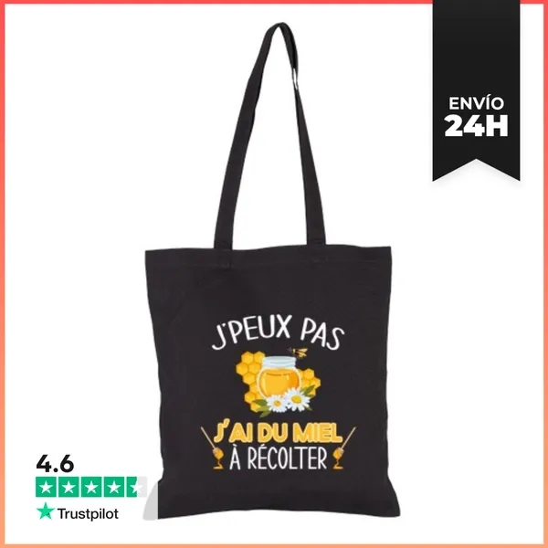Bolsa De Tela No Puedo Tener Miel - Abeja LaTostadora