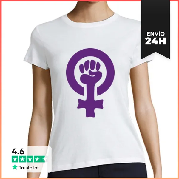 Camiseta Mujer Clásica Feminismo - Girl Power LaTostadora