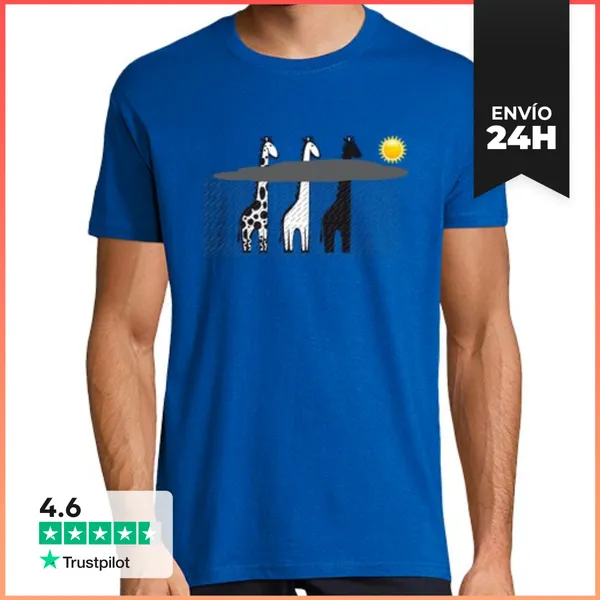 Camiseta Hombre Clásica Jirafas LaTostadora