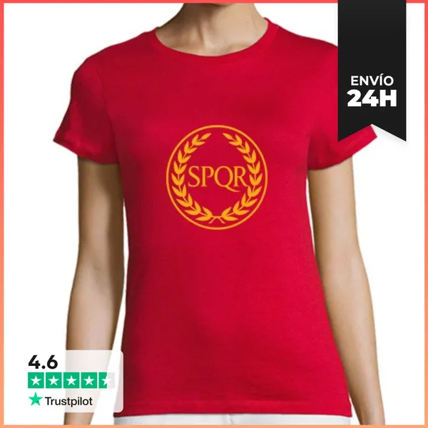 Camiseta Mujer Clásica SPQR LaTostadora